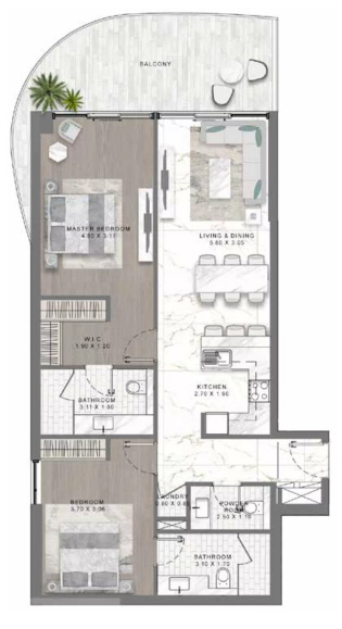 danube-bayz-one-bedroom-floorplans